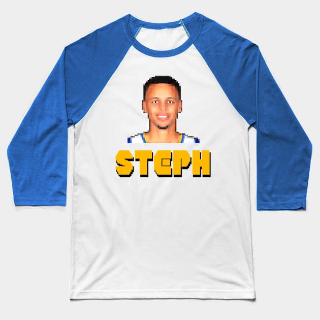 Stephen Curry Videogame Baseball T-Shirt by overhooped